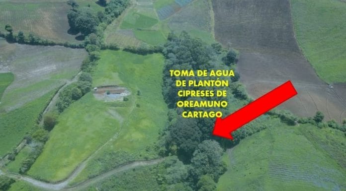 UNA alerta sobre contaminación con agroquímicos en agua de Cipreses de Oreamuno
