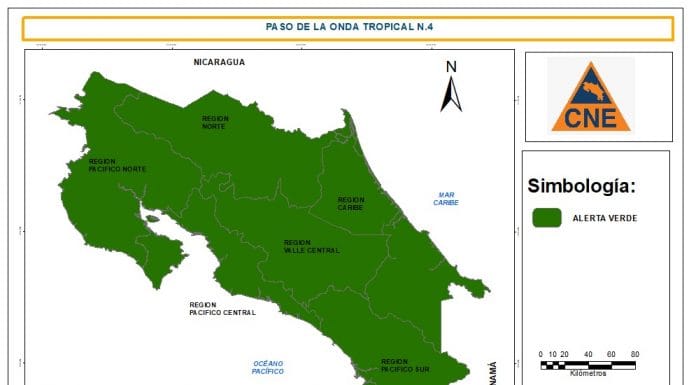 Onda Tropical pone en alerta a todo el país