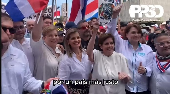 Laura Fernández: “a Costa Rica no nos la van a robar”, dice en video tras marcha