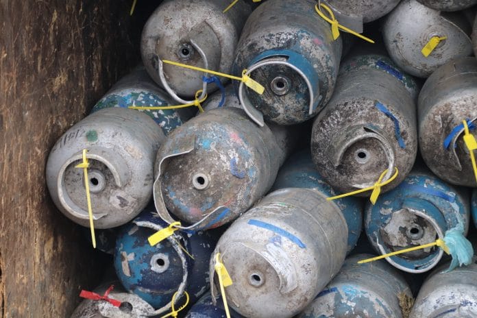 tanques de gas