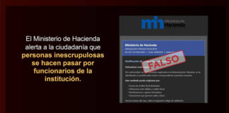 Atención, Ministerio de Hacienda alerta sobre estafa con su imagen