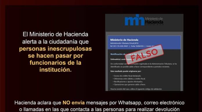Atención, Ministerio de Hacienda alerta sobre estafa con su imagen