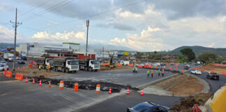 Rotonda provisional evitará afectación en entrada a San Ramón sobre ruta 1