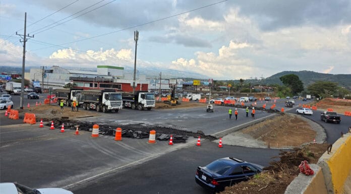 Rotonda provisional evitará afectación en entrada a San Ramón sobre ruta 1