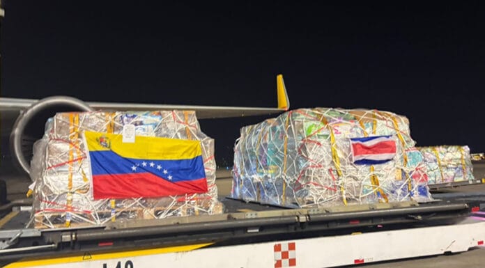 Costa Rica envía segundo cargamento de ayuda humanitaria a Venezuela