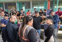 Presidenta Laura Fernández visita zonas afectadas por inundaciones en el Caribe